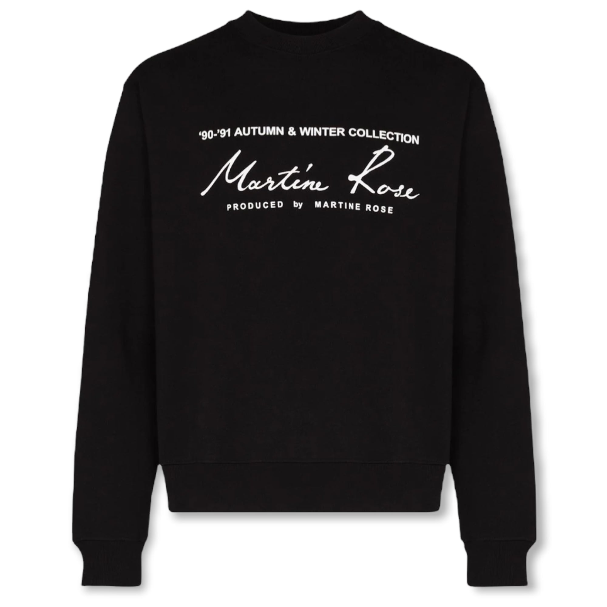 Martine Rose logo print crew neck sweatshirt |Size:XL|