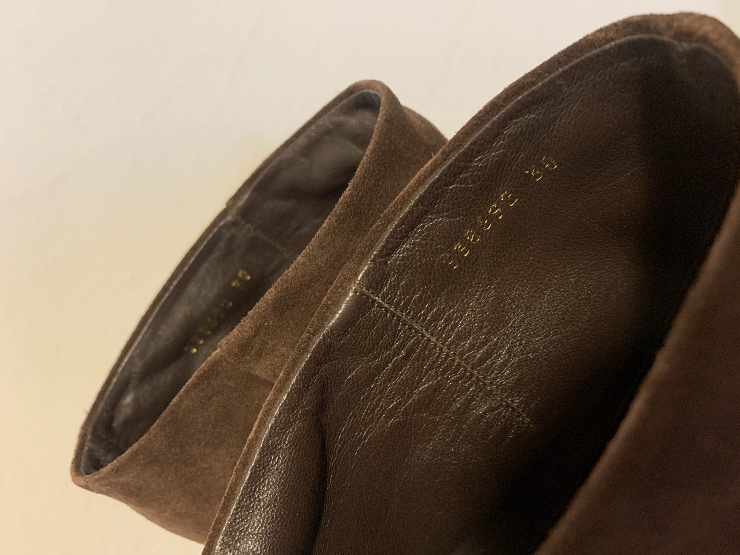 Gucci Cocoa Brown Kesha Suede Boots