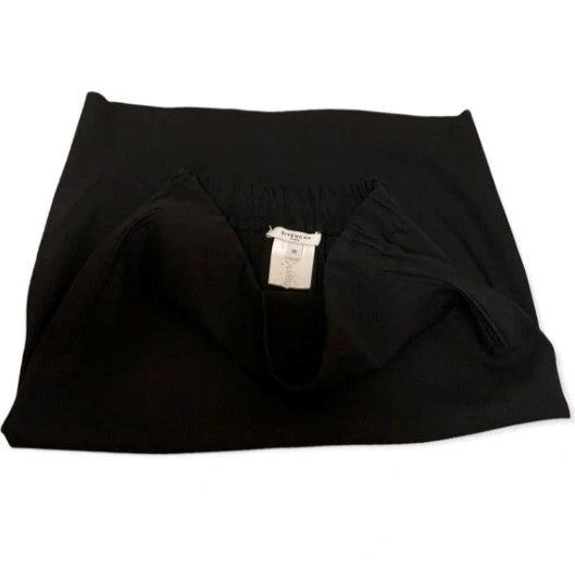 GIVENCHY Paris Knee Length Black Pencil Skirt Size: EU 38