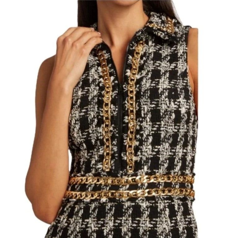 Alice + Olivia Ellis Tweed Minidress | Size: 8 |