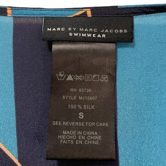 MARC by MARC JACOBS Swimwear Silk Cover-Up |Size: Small|