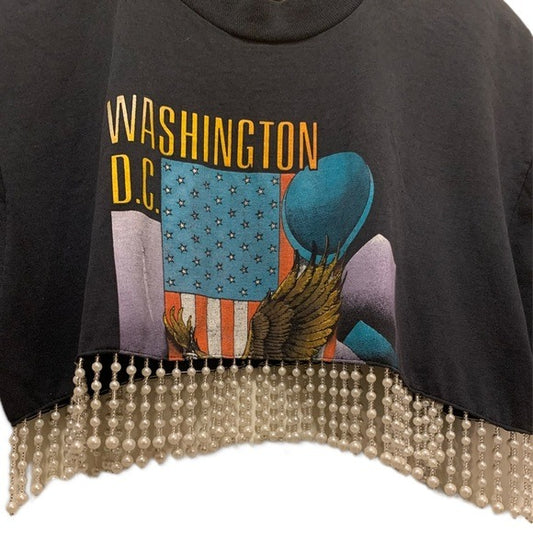 Furst of a Kind Reworked Vintage Crop Tee - photo 2 of 5