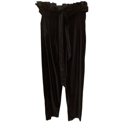 Alice+Olivia Velvet High-Waisted Pants - photo 2 of 7