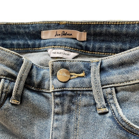Sam Edelman Denim Riley Skirt |Size: 2|