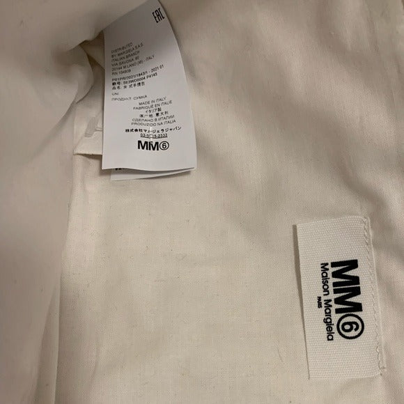 MM6 Maison Margiela logo-print clutch bag