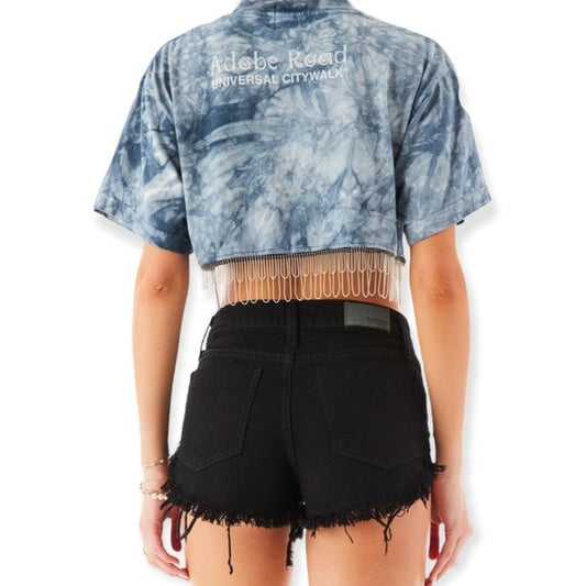 Furst of a Kind Reworked Vintage Crop Tee - photo 2 of 5