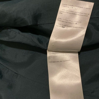 Escada Short Mock-Neck Fitted Leather Jacket - photo 8 of 9