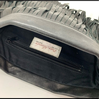 Genuine Leather Fringe Clutch - photo 11 of 12