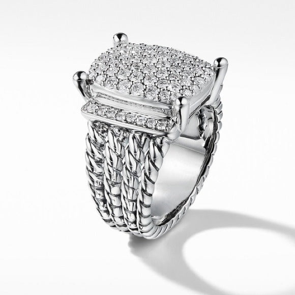 David Yurman Wheaton® Ring with Diamonds