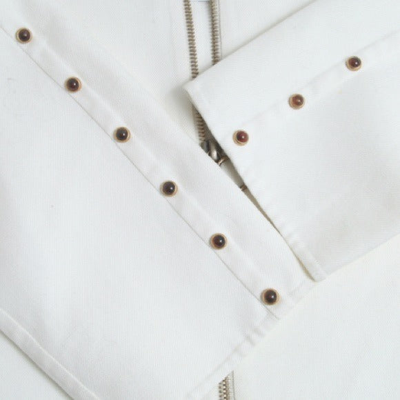 AGNONA White Cropped Jacket