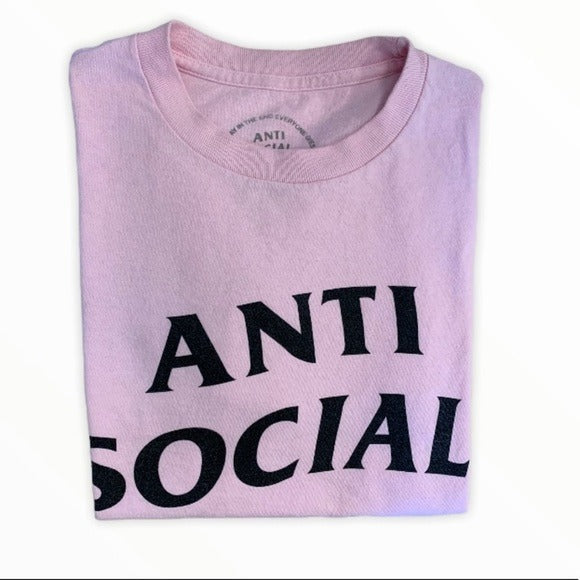 Anti Social Social Club Pink Women’s T-Shirt Small