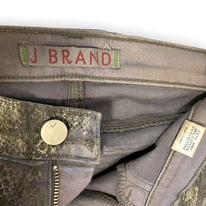 J Brand Golden Snakeskin Print Pants - photo 5 of 8