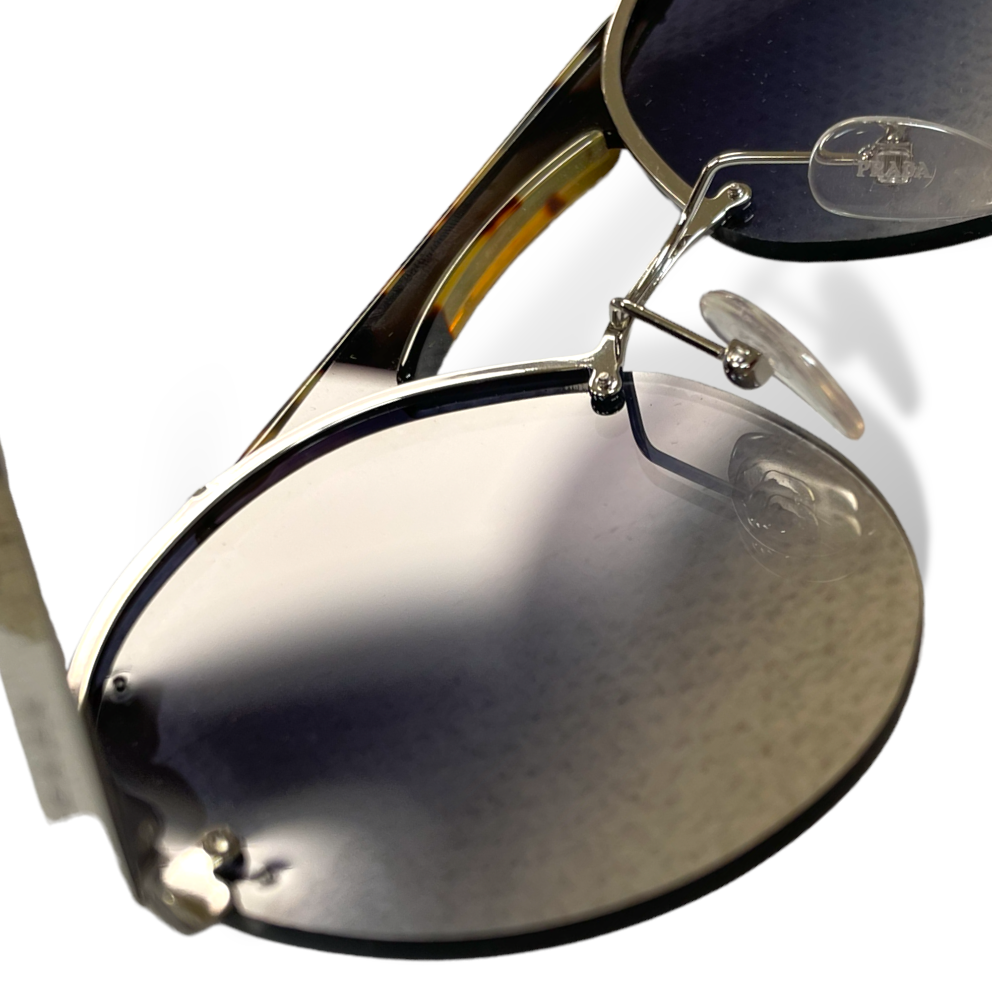 PRADA SPR 52U 23C-5R0 Light Havana Sunglasses