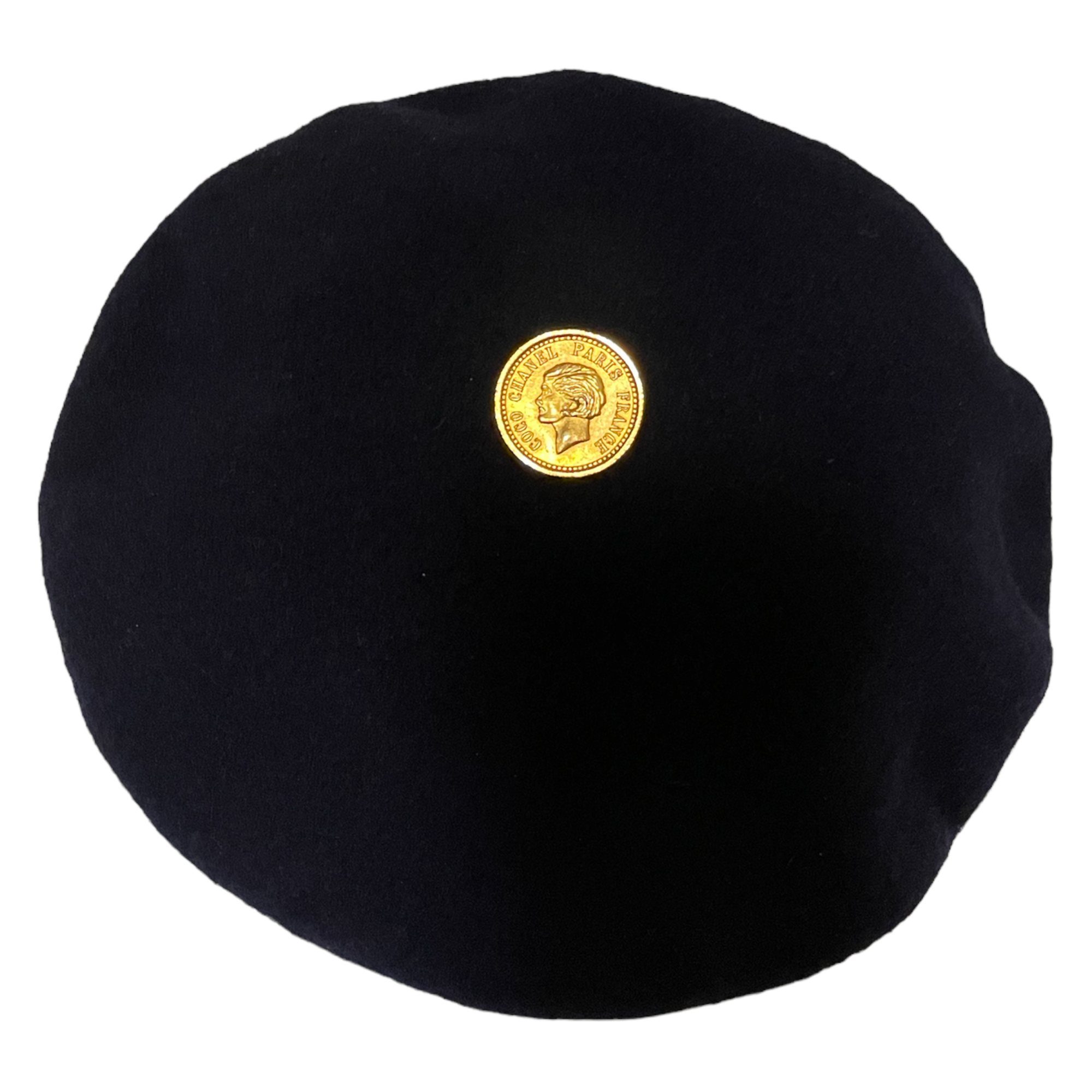 CHANEL Classic Lambswool Vintage Beret