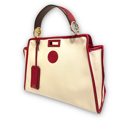 Fendi Crème & Red Medium Defender - photo 10 of 14