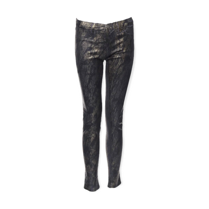J Brand Golden Snakeskin Print Pants - main product photo