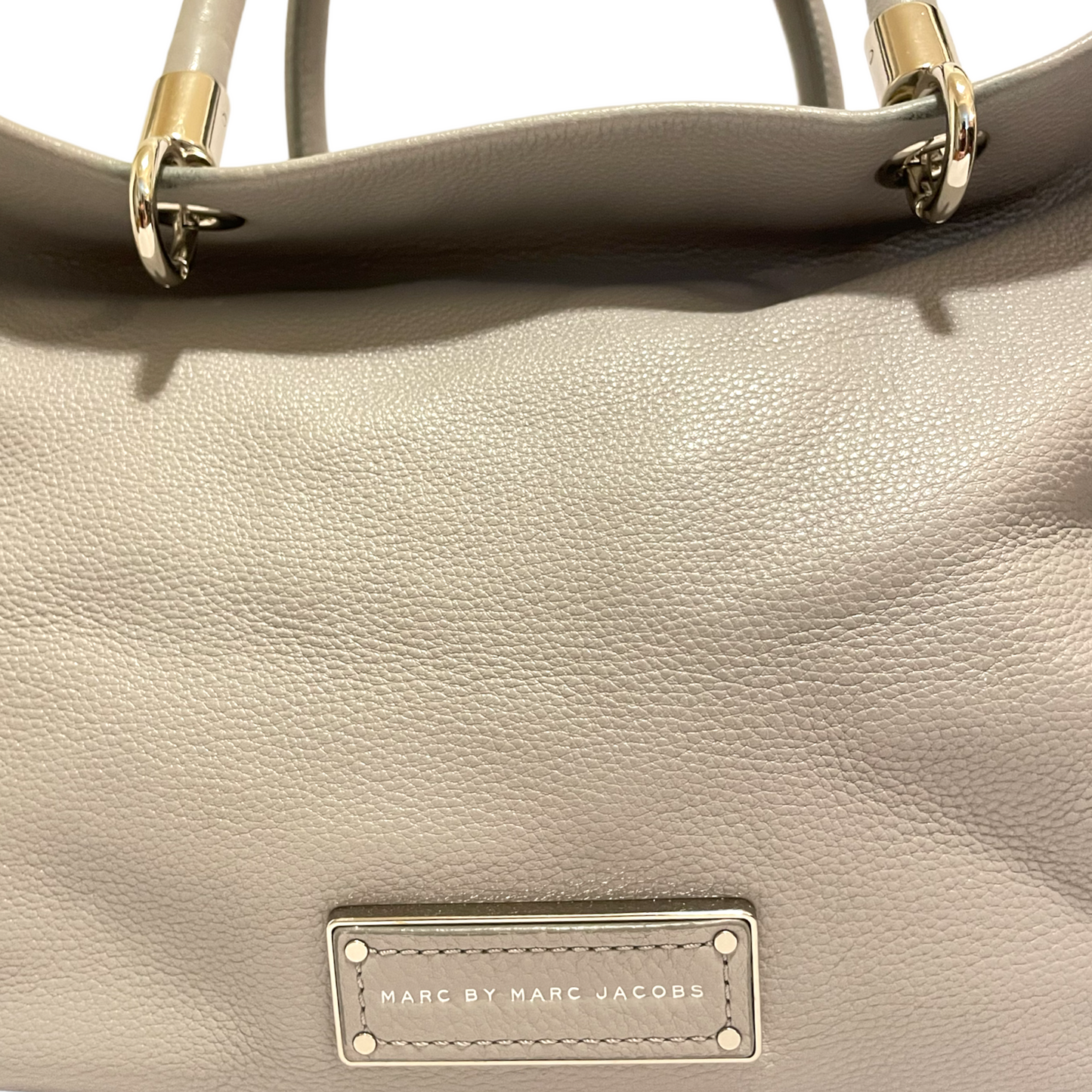 Marc By Marc Jacobs Too Hot To Handle Heather Grey Leather Tote