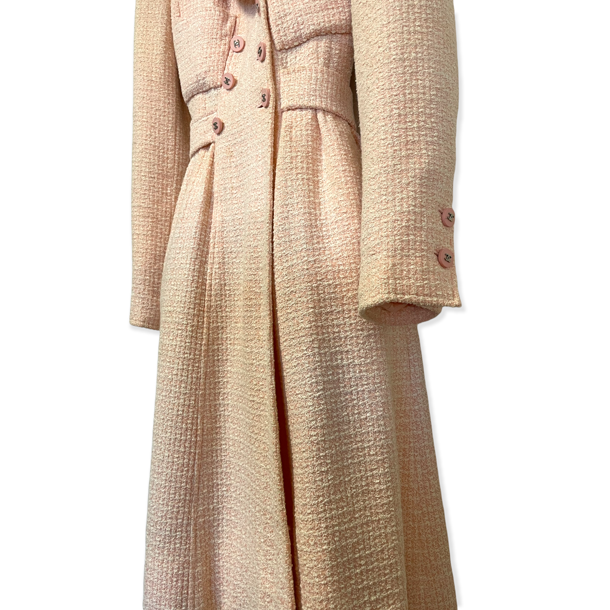 Vintage CHANEL Wool Trench Coat 96’ Spring Collection