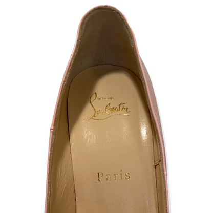 Christian Louboutin Baby Pink Patent Leather So Kate 120 Pumps - photo 16 of 16