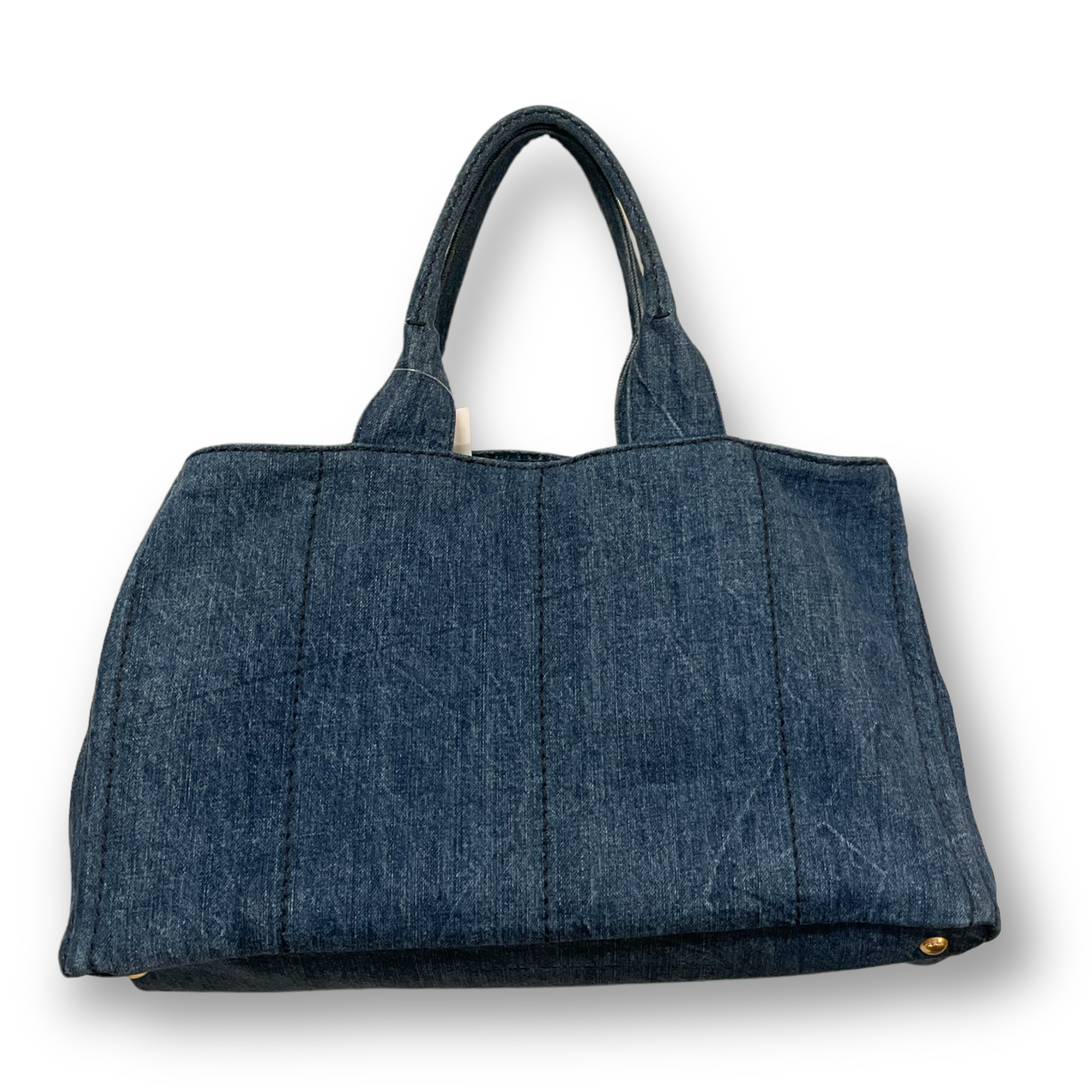 PRADA Canapa Denim Blue Tote Bag |Size: TU|