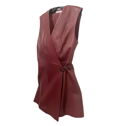 T by Alexander Wang 100% Lambskin Leather Dress - photo 11 of 12