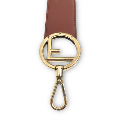 Fendi Red Snakeskin F Logo Bag Strap with Gold & Silver Hardware - photo 6 of 11