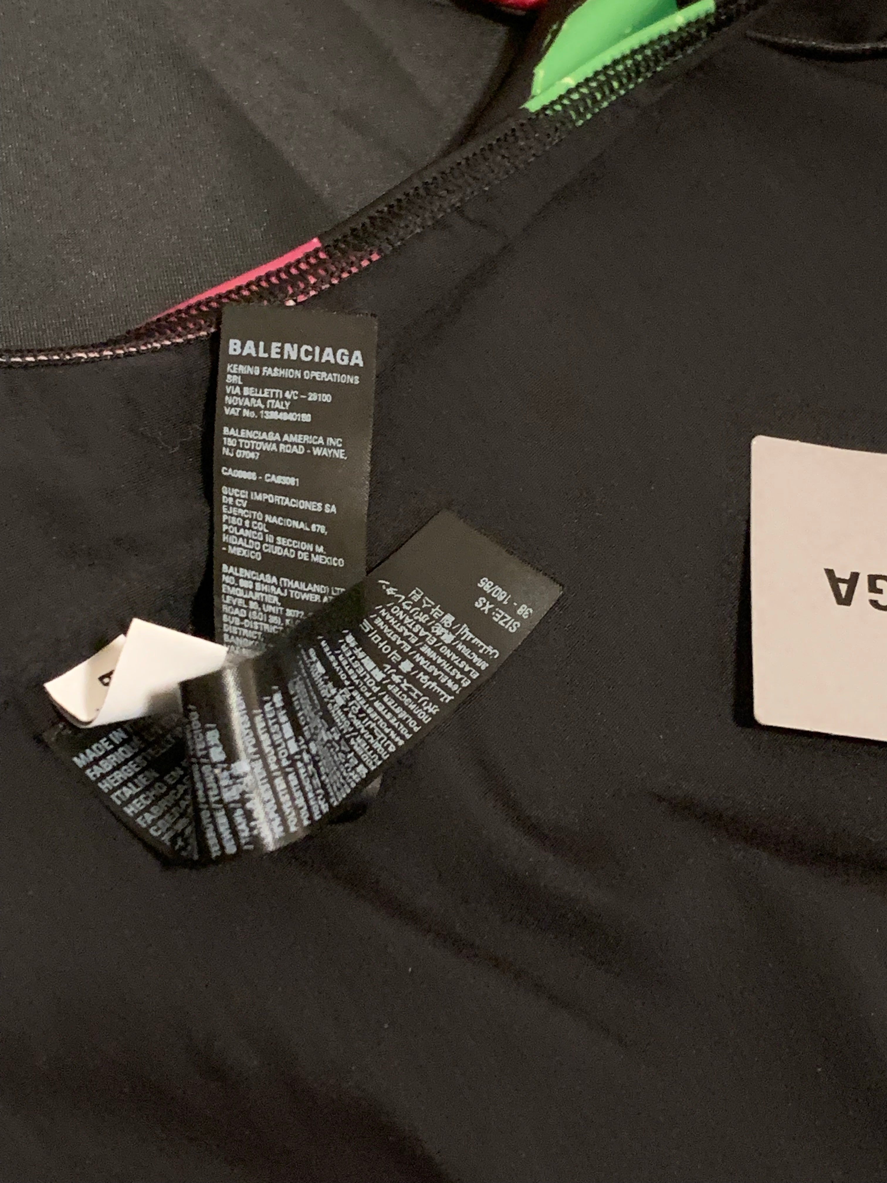 Balenciaga heart-print open-back swimsuit (XS)