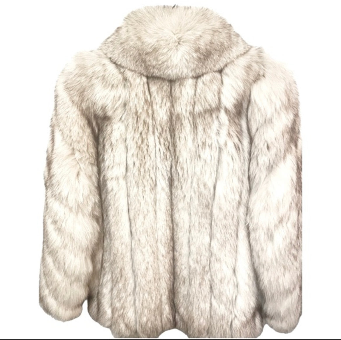 SAGA FOX Blue Fox Fur Jacket |Size: Medium|