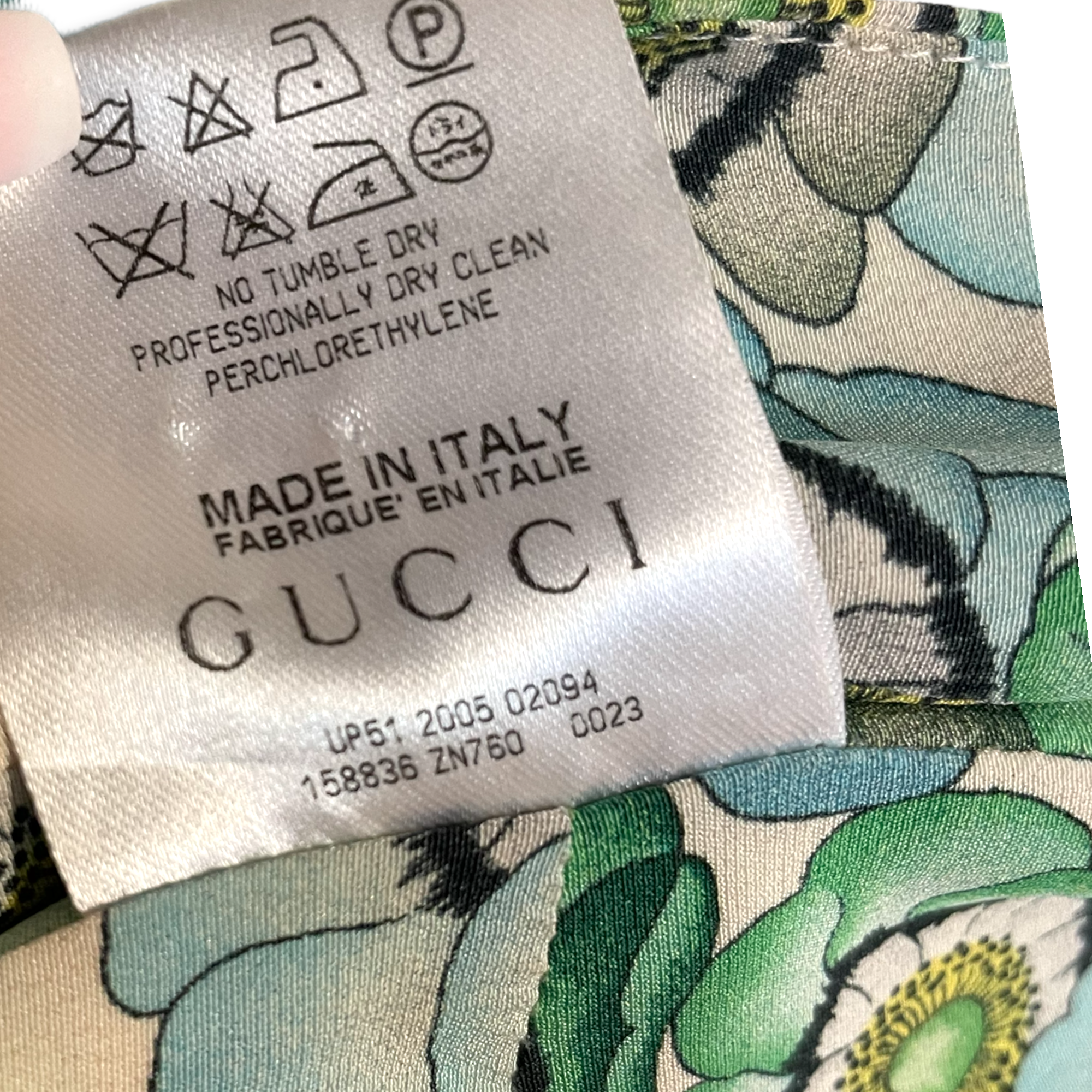 GUCCI dress in the iconic Gucci floral print |Size:IT40| Made in Italy