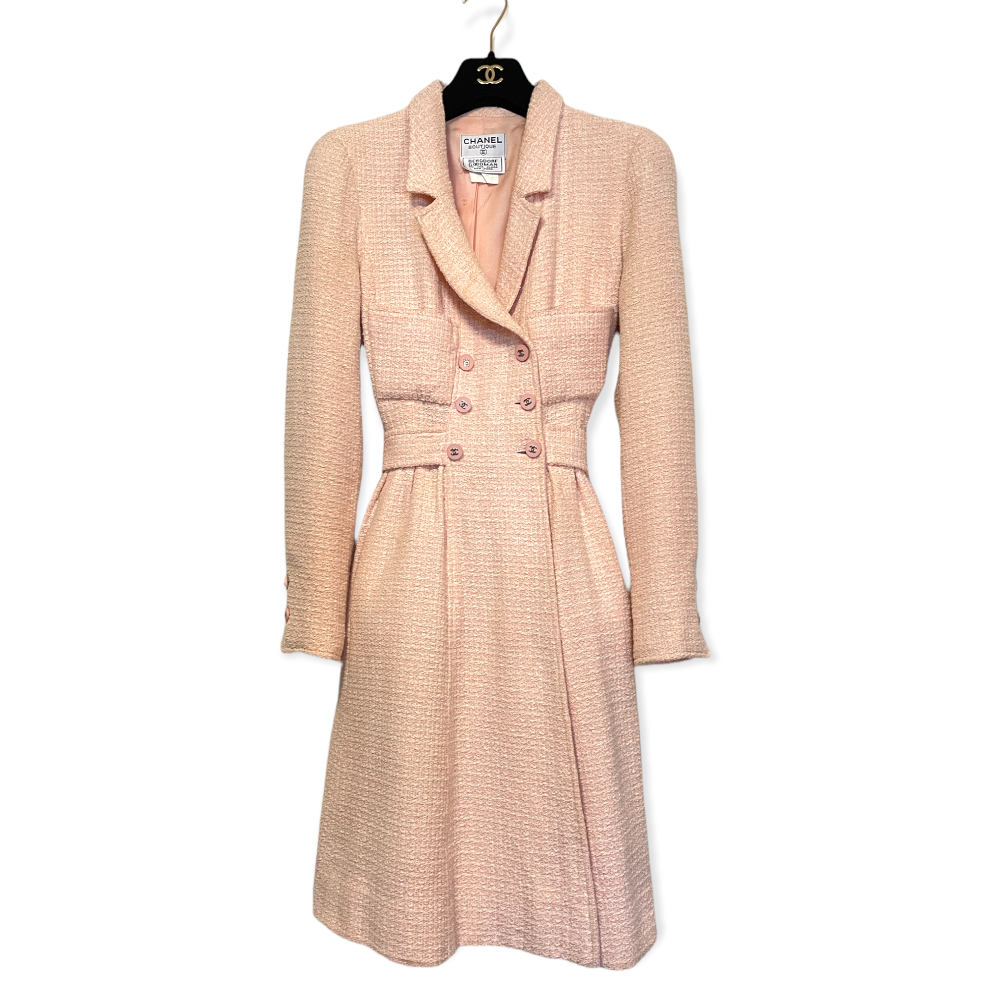 Vintage CHANEL Wool Trench Coat 96’ Spring Collection