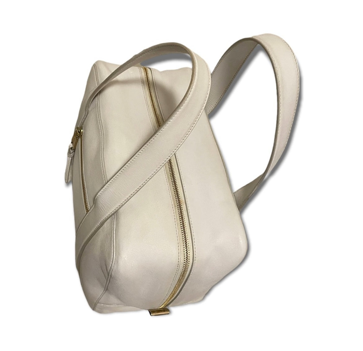 Chloe White leather Tote Handbag