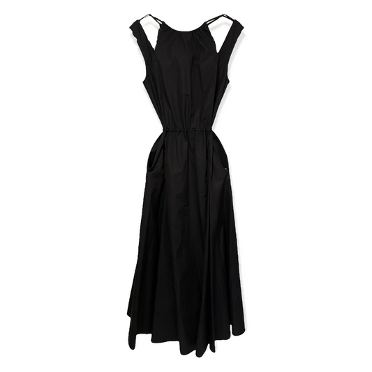 DEREK LAM Black Crew Neck Long Dress Size: | US2, IT38 |