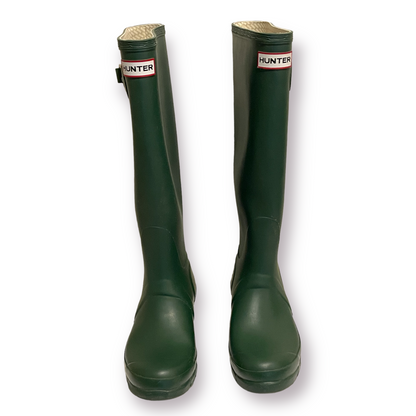 Original Tall Hunter Rain Boots in Hunter Green 7M - main product photo