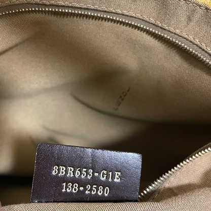 Fendi Large Tobacco/Ochre Zucca Print Canvas with Calfskin Trim Hobo Bag - photo 18 of 18