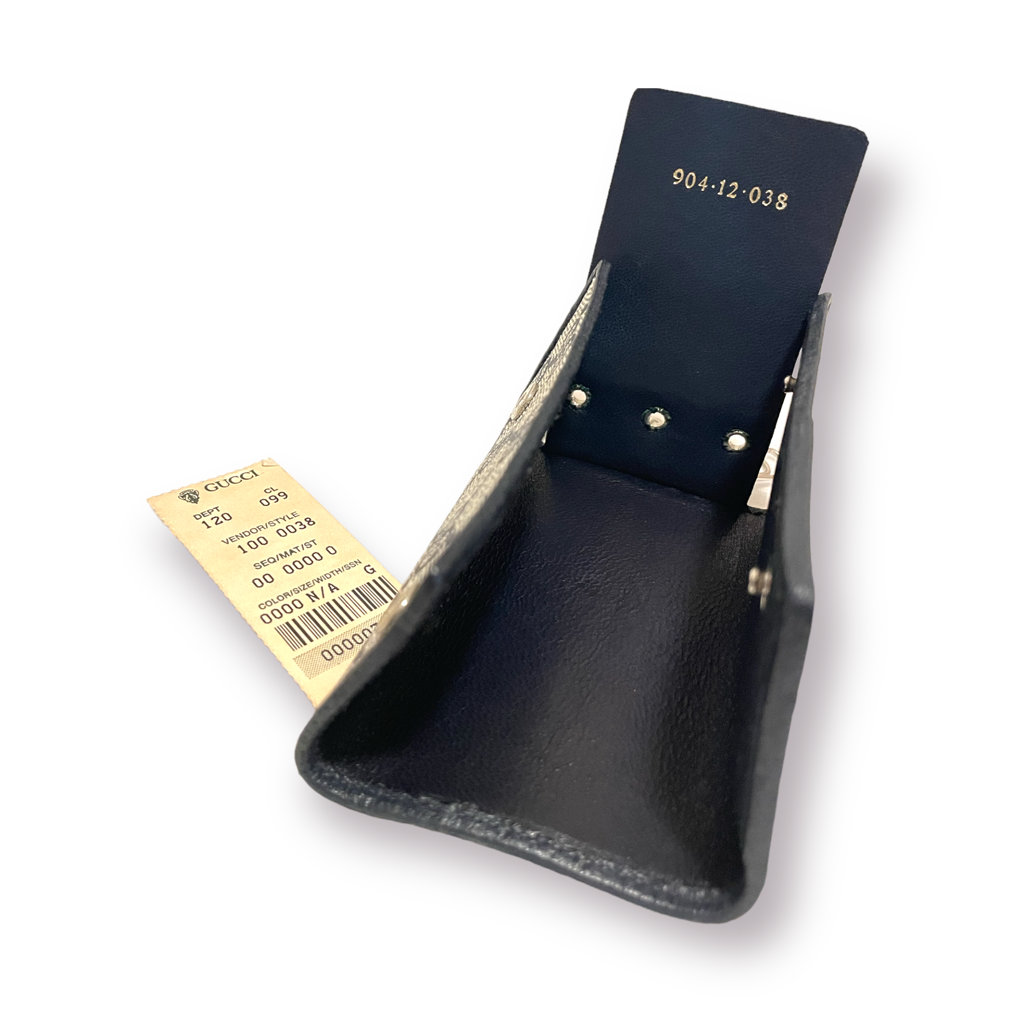 Vintage GUCCI Navy Blue Series Key-ring Wallet