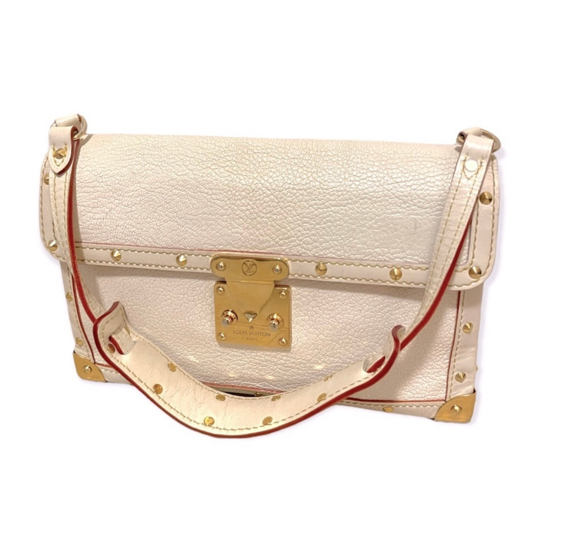 LOUIS VUITTON Suhali L Aimable White Bag