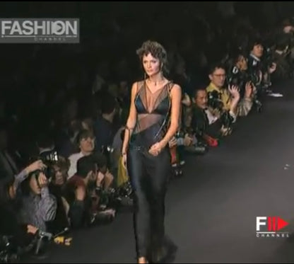 SO RARE & INSANELY STUNNING KARL LAGERFELD Silk Dress Runway