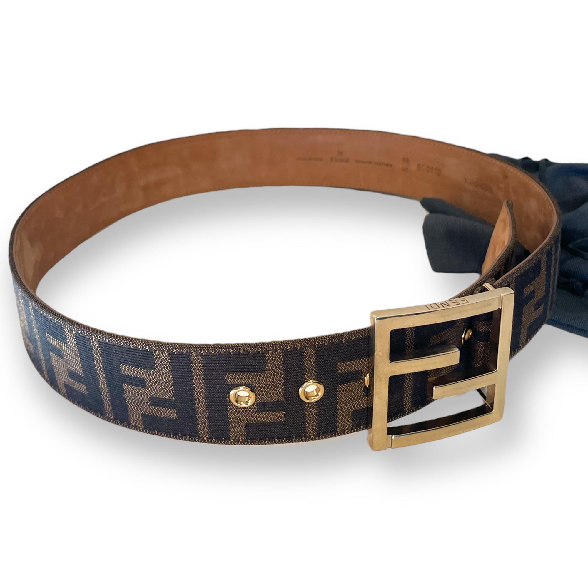 FENDI Zucca FF Logo Belt |Size: 32|