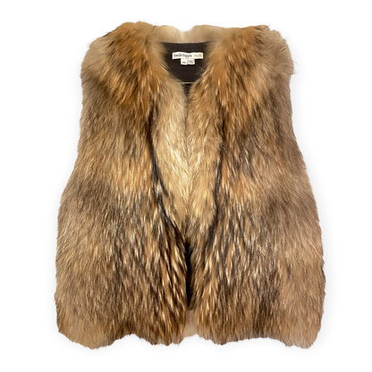 Haute Hippie Raccoon Vest with Merino Wool Lining - photo 8 of 9
