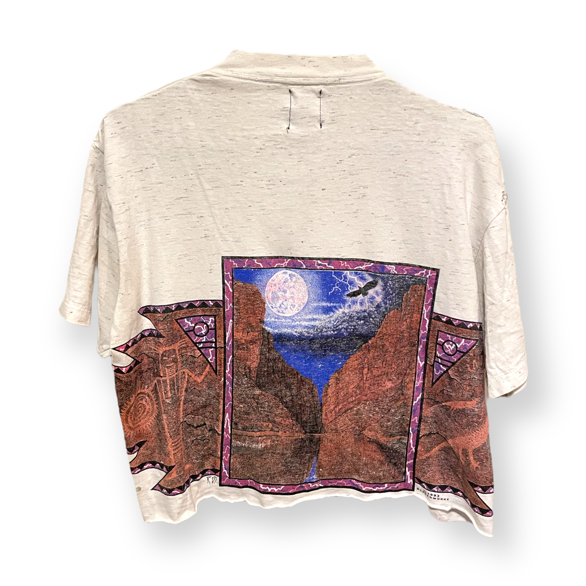 FURST OF A KIND Reworked Vintage Crop Tee O/S
