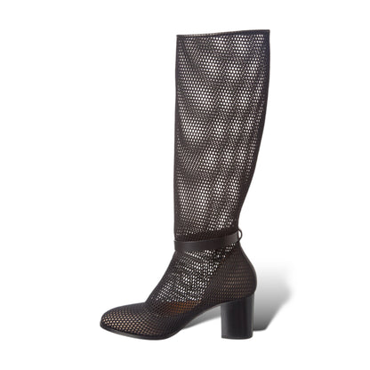 Christian Dior Women's Empreinte Knee High Boots Mesh - photo 8 of 9