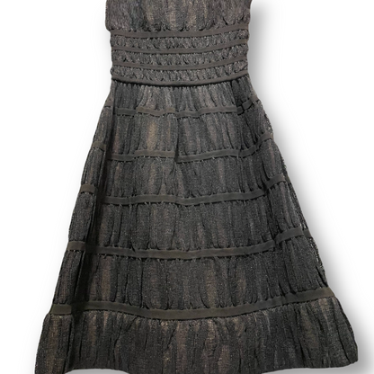 Alaïa Paris Black Knit Overlay Dress - photo 7 of 13