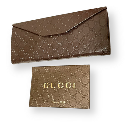 Oversized Gucci Tortoise Frames with classic gold tone Horse-bit Design - photo 3 of 11