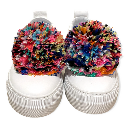 Eugenia Kim Feather Pom-Pom Slip-on Sneakers - main product photo