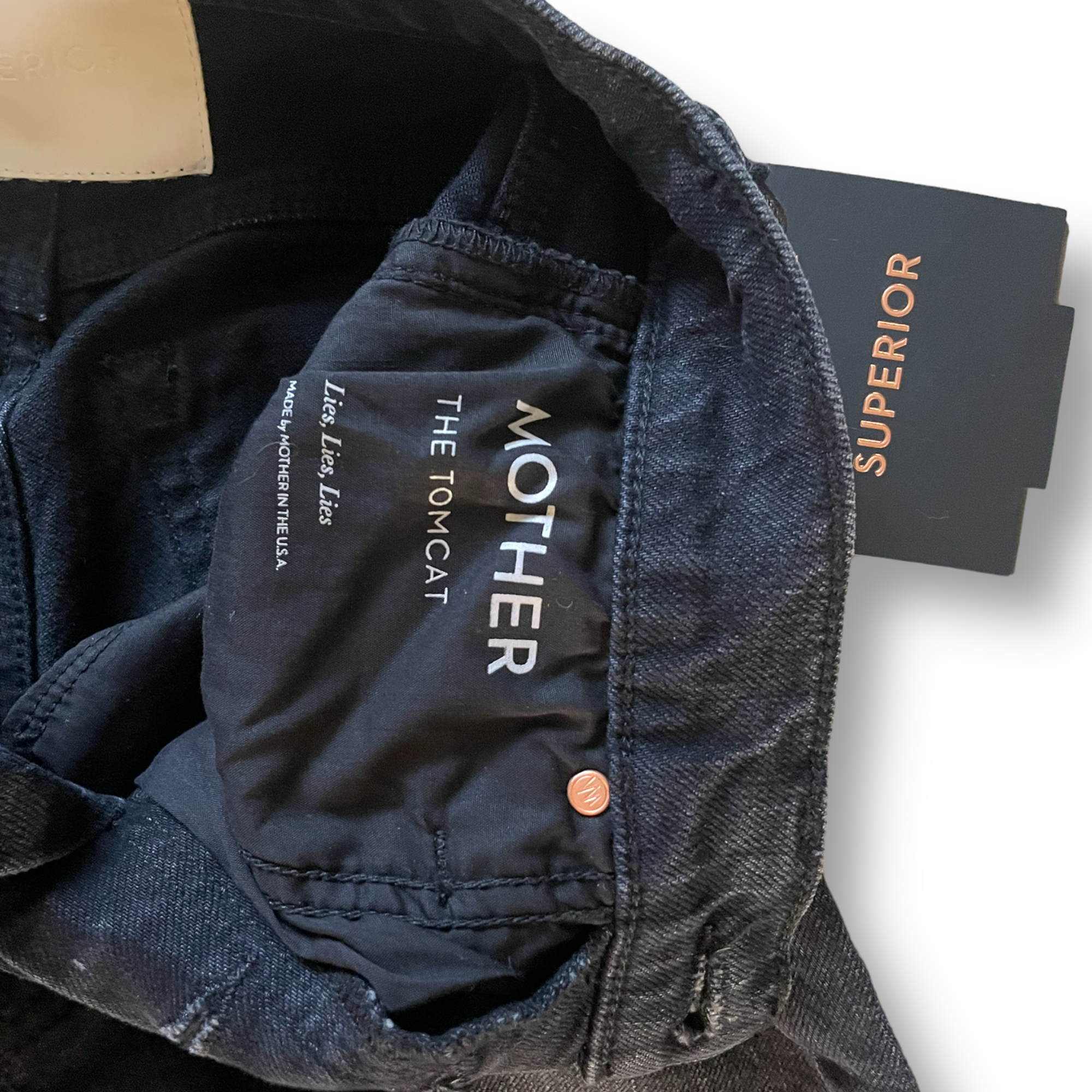 MOTHER SUPERIOR The Tom Cat Jeans |Size: 23| Wash:Lies, Lies, Lies