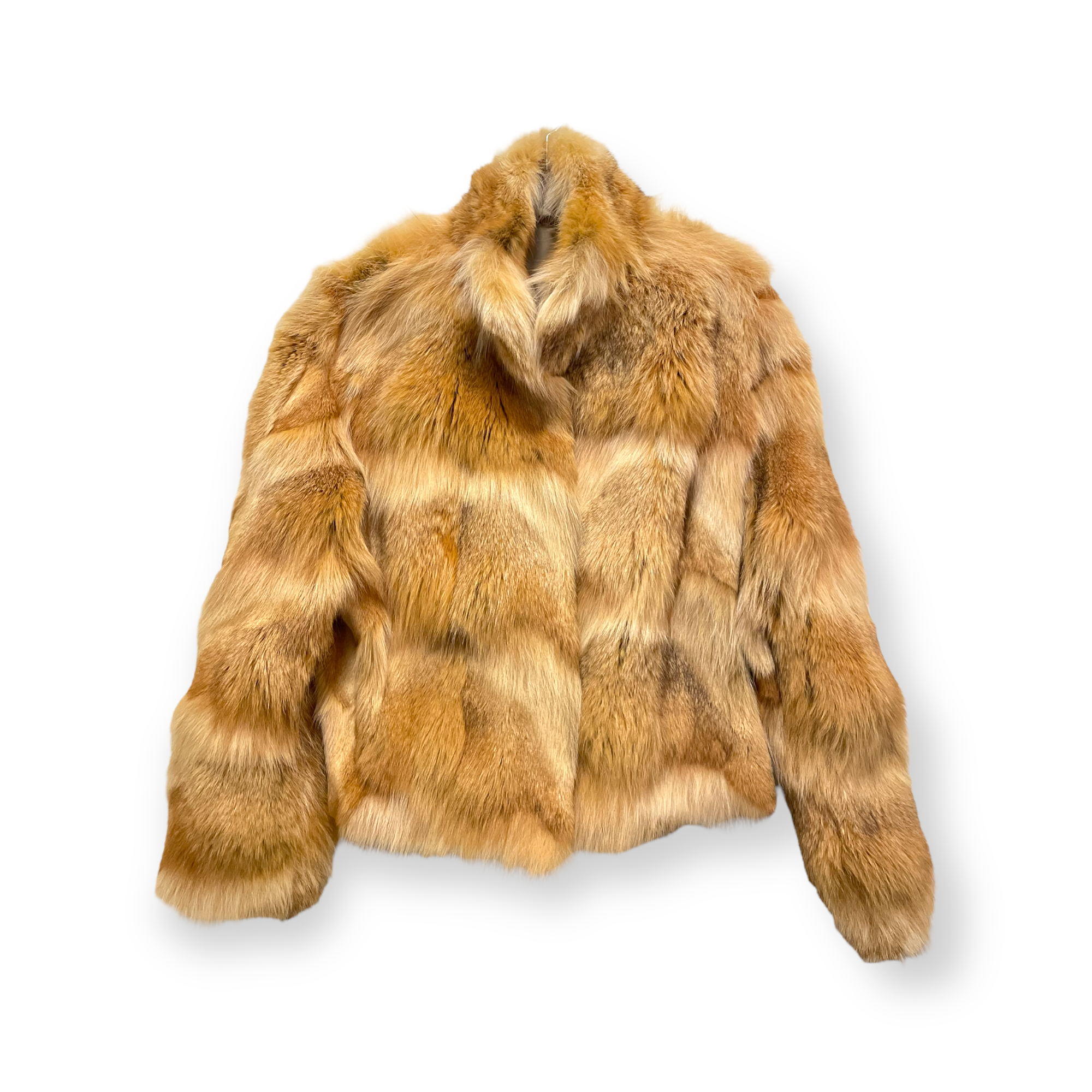 Real FUR COAT in Shades of Tan & Cognac