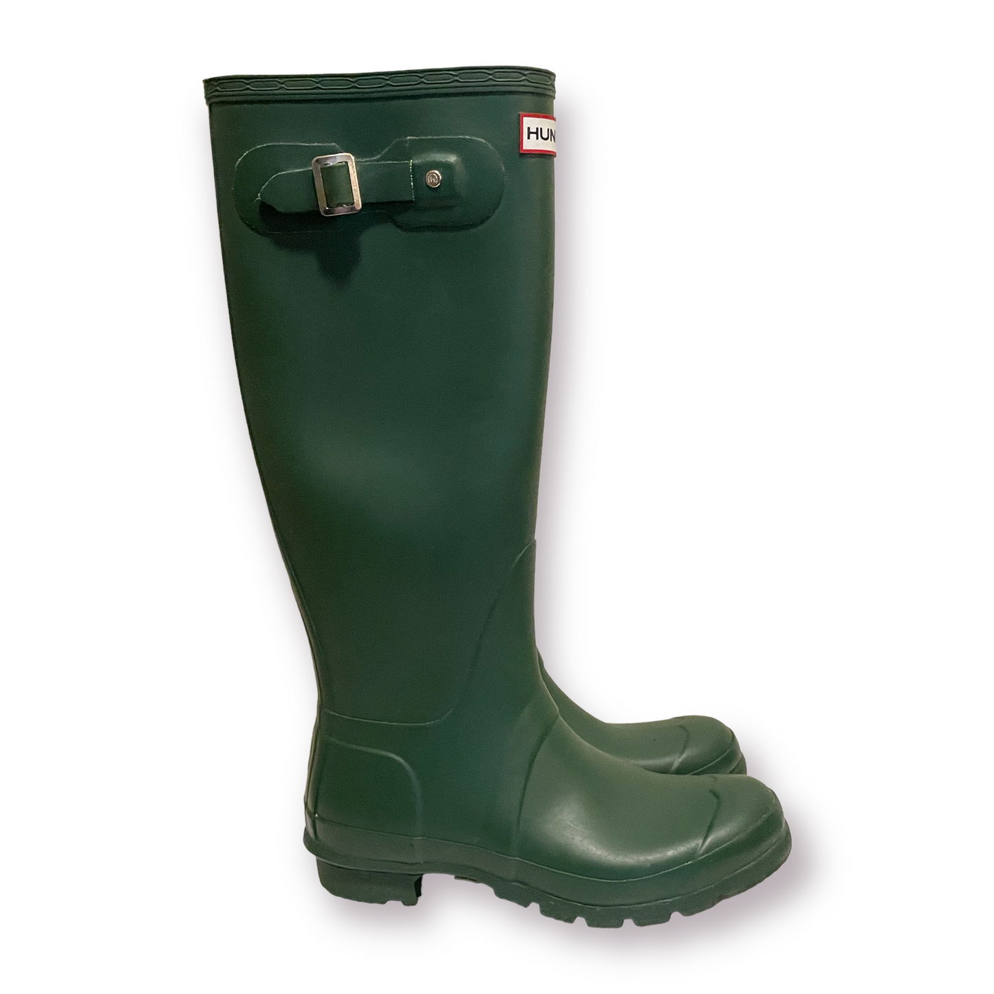 Original Tall HUNTER Rain Boots in Hunter Green 7M