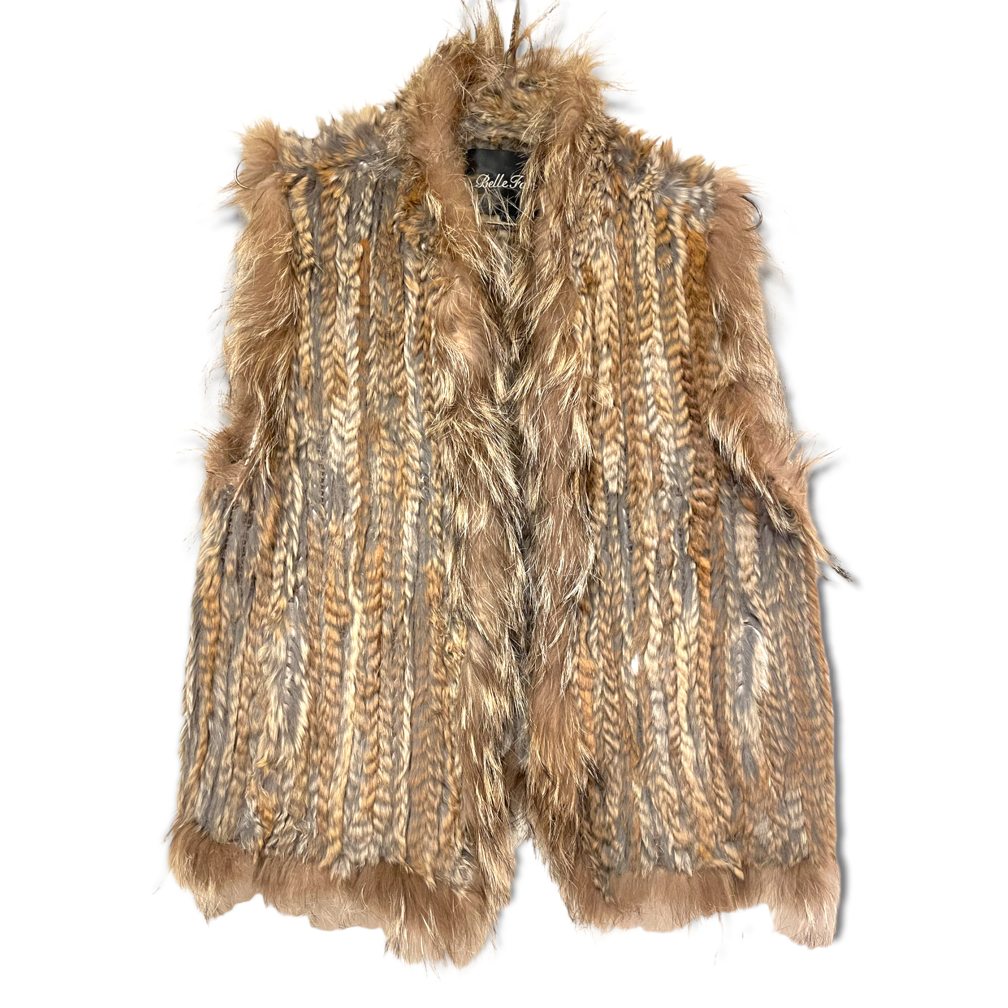 Belle Fare Fox & Rabbit Fur Vest |Size: Small|