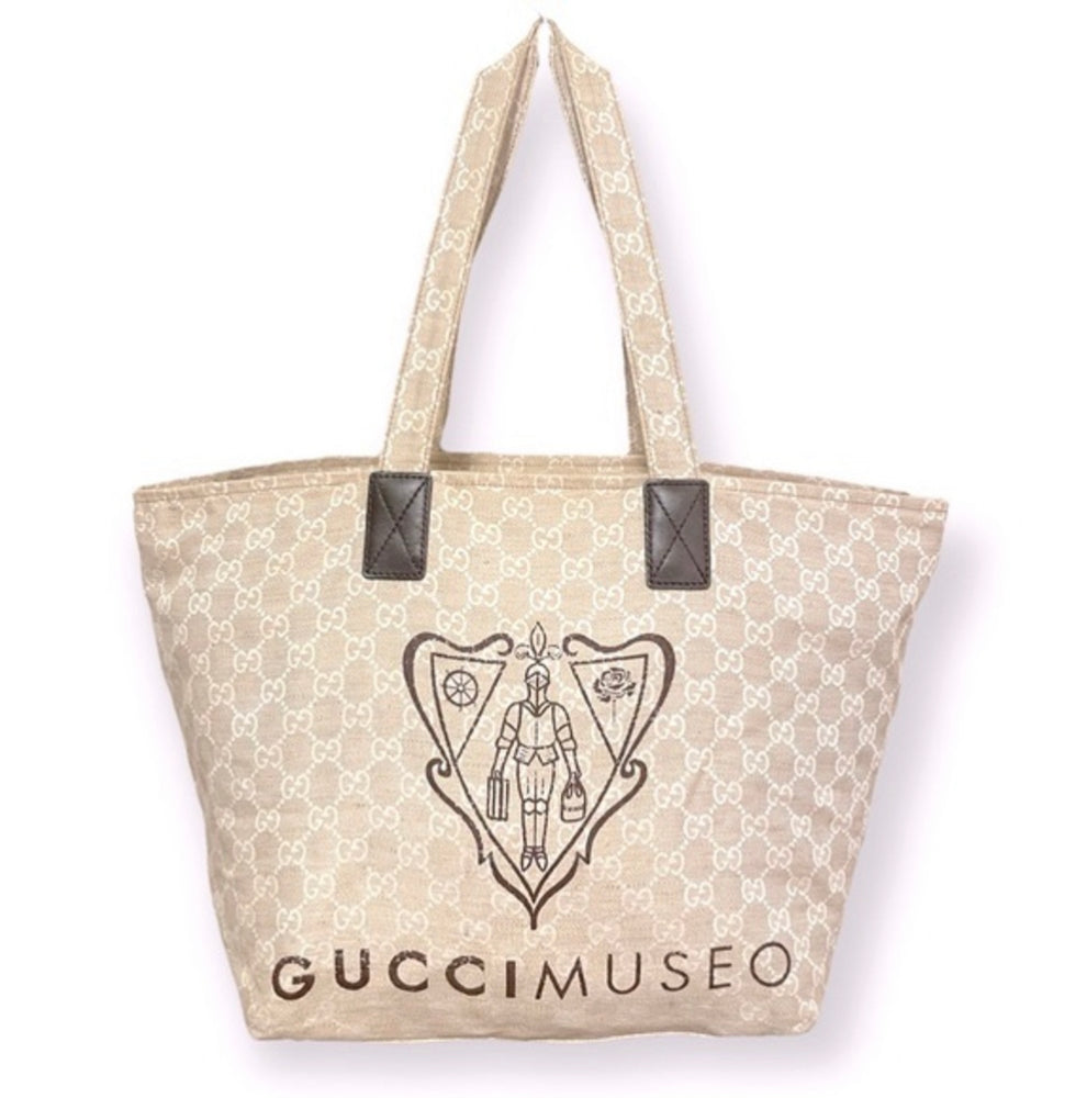 GUCCI GG Canvas Museo Tote