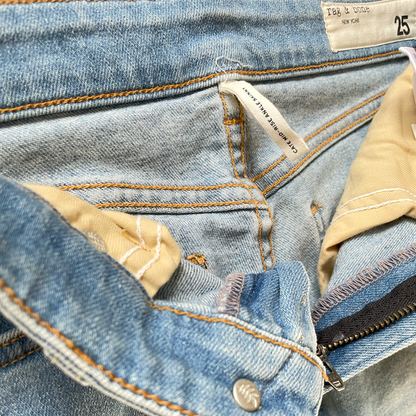 rag & bone Mid-Rise Light Denim Camouflage Jeans - photo 4 of 8